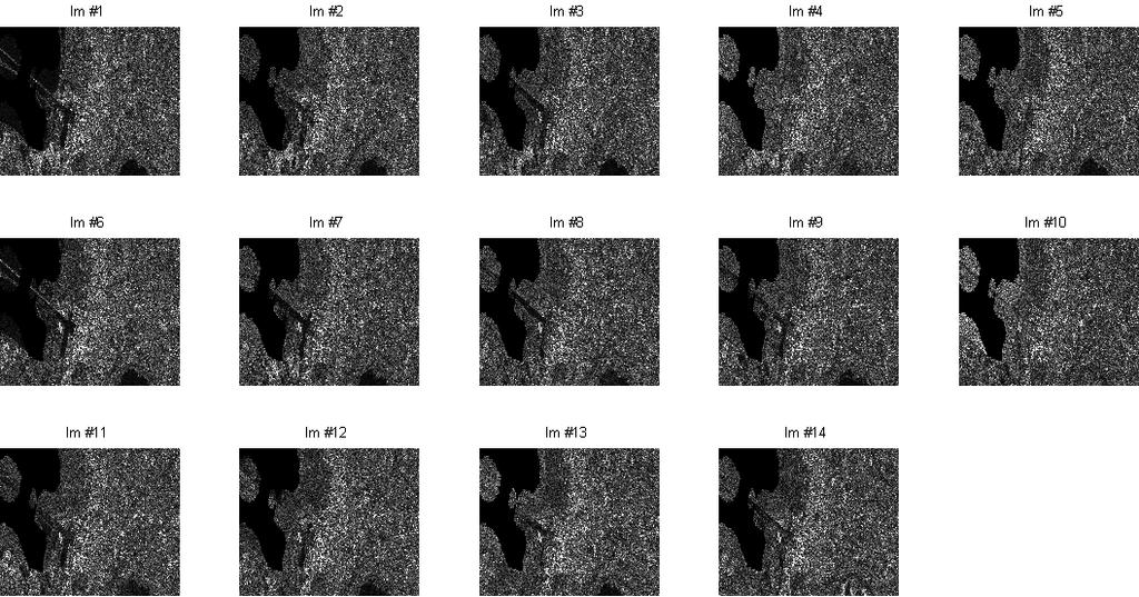 Figure 7. Original SAR Images time series and the corresponding temporal covering. Figure 9.
