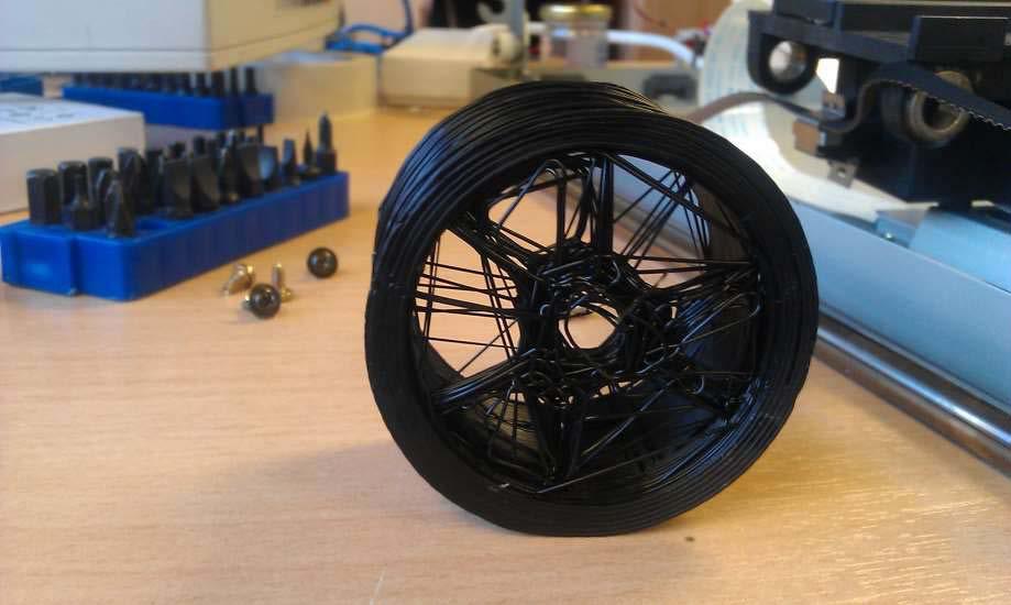 Whilst this model does not have the resolution of a high quality and expensive powder 3D printer, and suffers from melted strings, it does prove that the process is complete and works.