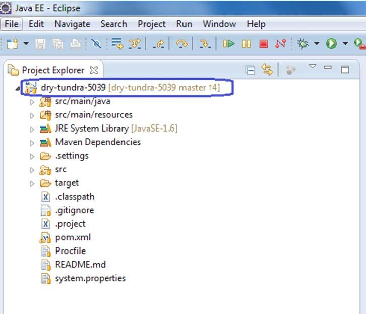 Putting It All Together Eclipse will import the selected project and create the necessary project settings. 5.