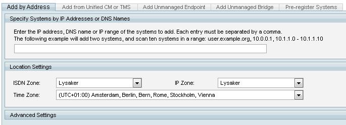 Adding and Managing Systems 3. Click Add Systems. 4. Enter either the IP address, the DNS name, an IP range, or a comma-separated list of IP addresses and/or DNS names.