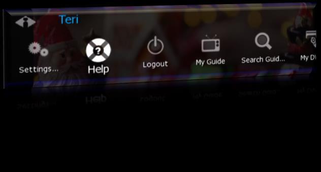 2. Basic TV Controls Get Help Help shows instructions for using the remote control and fs cdn features.