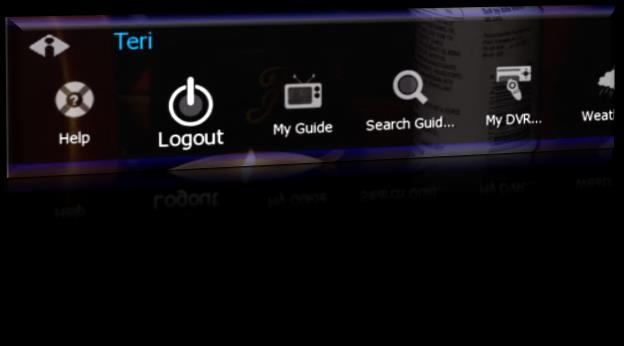 Log Out Normally you ll remain logged in to the set-top box, and simply turn off your TV when you re not watching.