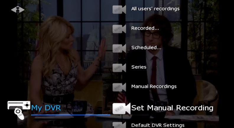 Error! Reference source not found. 4. My DVR The Recorded Programs feature lets you record programming for repeated viewing or viewing at a later time. Use My DVR to view the programming you record.