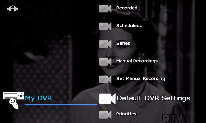 4. My DVR Manage My DVR Managing your recordings will optimize My DVR performance when you record programs for later viewing.