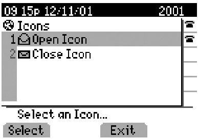 For example, you include a read and unread icon in a mail viewer. You can use the icons can to convey the message state.