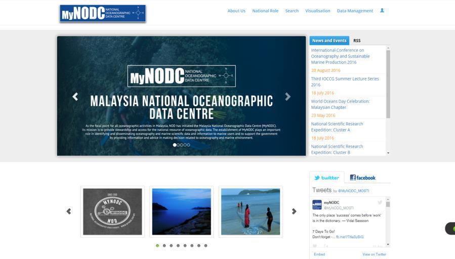 initiated the Malaysian National Oceanographic Data Centre (MyNODC).