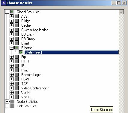 Now close the window and right-click over the server again selecting to choose individual statistics from the menu.