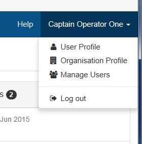 From this page the operator can: Add new officer and crew records Edit existing offer and crew records View a PDF of the completed crew matrix document View guidelines for appropriate completion of
