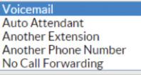 If you want to turn call forwarding off, choose No Call Forwarding from the forwarding options drop-down list, then click Save Call Forwarding Settings.