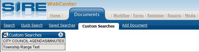 35 Saved Search WebCenter lets you save and perform commonly-used searches easily without having to input search settings and search criteria again.