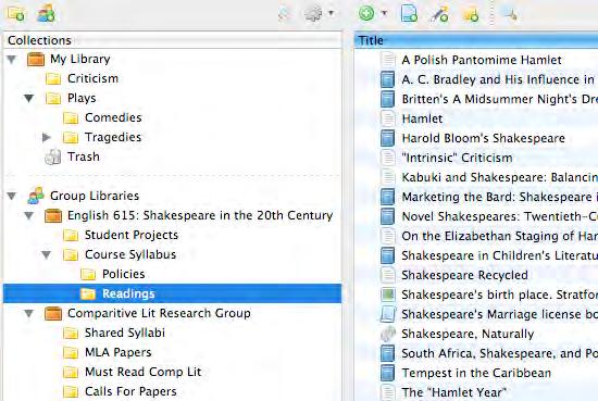 Open a Zotero Account to Backup & Sync your Library Citations and files are, by default, stored on the local computer you are using when you add them.