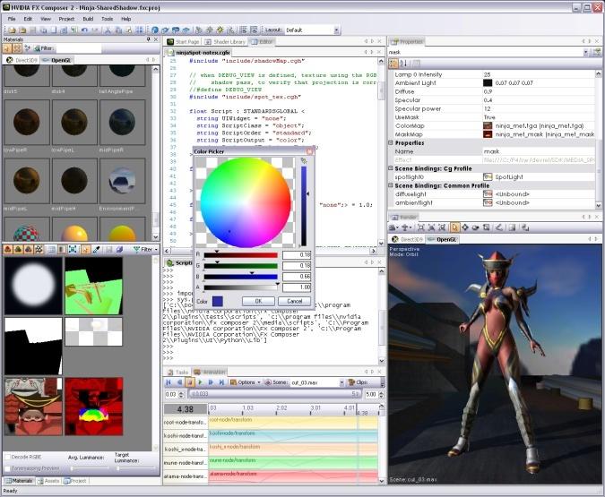 Shader creation wizard with