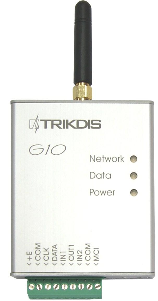 GSM module G10 (v.1.xx) User manual JSC UAB TRIKDIS Draugystės str.