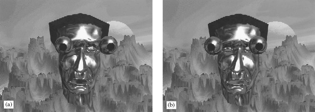 P.-R. Chang, M.-J. Wu / Signal Processing: Image Communication 15 (2000) 705}727 721 Fig. 16. Still color stereoscopic image `Achooa. (a) Left image; (b) right image. Fig. 17.