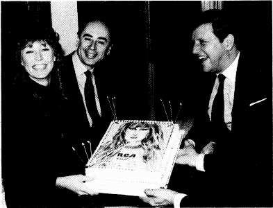 MANY HAPPY RETURNS -Juice Newton takes a break from recording her forthcoming album to celebrate her return to RCA.