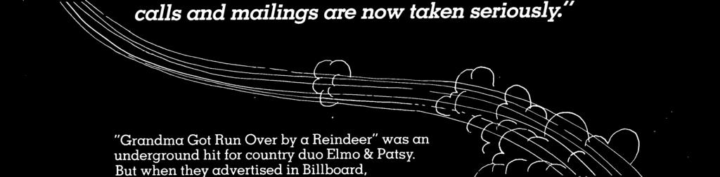 " r-- The Billboard ad for Elmo & Patsy's follow -up