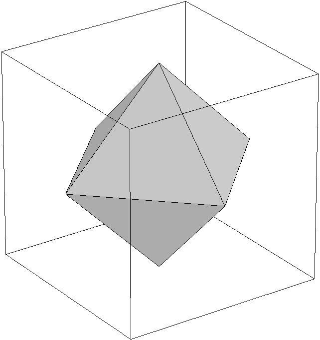 The Archimedean solids have at least two different types of polygons, whereas the Platonic solids have only one type of polygon.