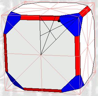 analogues in Figures 4 and 5. However, the number of their wedges are different the cube has 48 wedges and the dodecahedron has 120.
