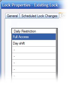 Daily Restric ons What are Daily Restric ons? This func on allows you to limit users ability to open a lock to certain mes of day.