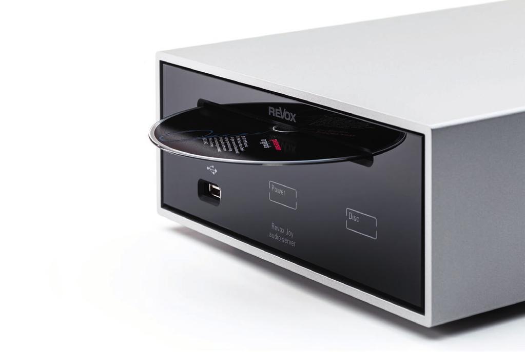 The personal music archive. Revox Joy Audio Server Simple and intuitive.