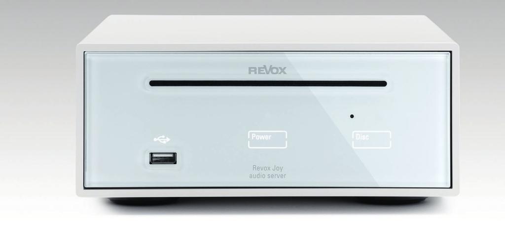 This consistency and durability are mirrored in the design and in the choice of materials for the Revox Joy Audio Server.