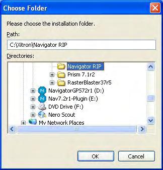 Plug-in Installation If you are using the installer downloaded from the Xitron website (http://xitron.com/navdriver.htm), double click the icon. The dialog box shown in Figure 2 will appear.