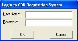 Getting Started in CDK Requisitioner Any time you start or quit CDK Requisitioner, you will be told how many new/changed requisitions there are in the system and you will be asked whether or not you