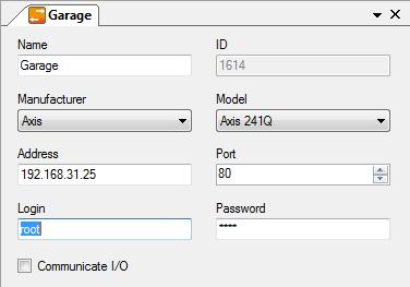 Admin Configuration for Ethiris Ethiris Admin Figure 2.162 The Video encoder panel. In this panel you can enter general settings for the video encoder.
