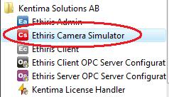 Admin Configuration for Ethiris Ethiris Camera Simulator Overview 4 Ethiris Camera Simulator 4.