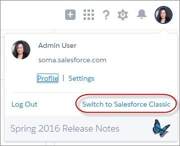Supported Editions and User Licenses for Lightning Experience The Switcher changes the default preference to Salesforce Classic.