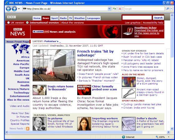Content Syndication Millions of online publishers including newspapers, commercial web sites and blogs now publish their