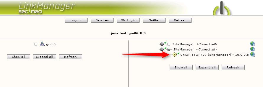 1. TCP Ethernet Access The following describes how to connect the Jmobile Studio software to an EXOR