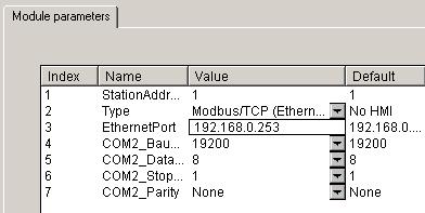 (Ethernet) Enter the IP Address of the SMLC Ethernet port that you will be connecting the HMI to.