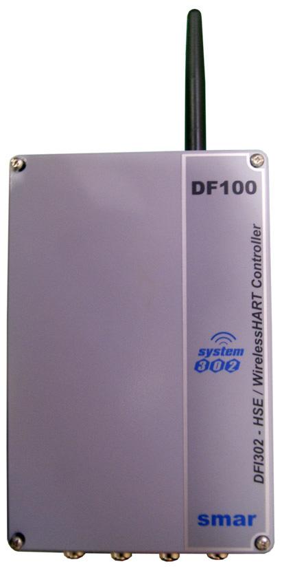 Functional Description DF100 - HS/WirelessHRT controller with 2 100 Mbps thernet ports, 1 RS-485 port and 1 HS/WirelessHRT channel The DF100 controller is a key element in the distributed