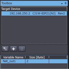 Appendices 8 Import devices that are registered in another project (1) Click the (Import a device from another project) Button in the Toolbox on the right of the EtherNet/IP Connection Setting Tab