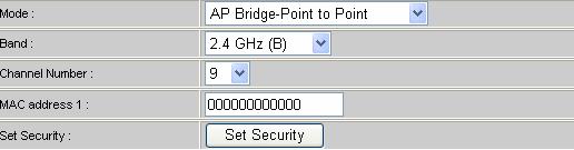 NOTE: If you don t special reason to limit the type of allowed wireless client, it s recommended to choose 2.4 GHz (B+G+N) to maximize wireless client compatibility.