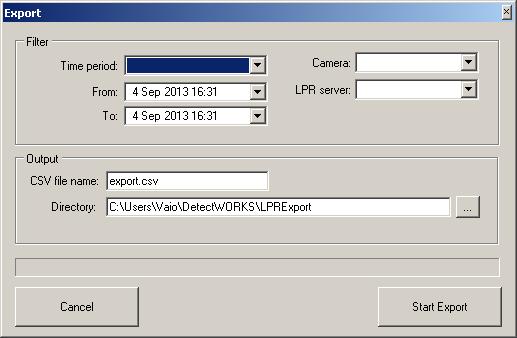 4.1.3.1 Maximum query records count. Maximal records count returned to DW LPR Client. 4.1.3.2 Run program automatically when Windows starts.