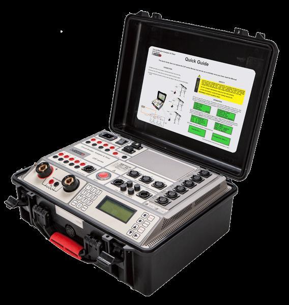 Circuit Breaker Analyzer & Timer CAT126 Robust design for field use Timing and motion measurement 12 timing channels (3x4) for main and resistive contacts 6 timing channels for auxiliary inputs 3