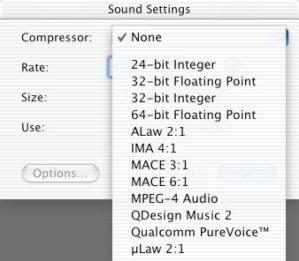 Audio Compression Compressors Most are old MPEG-4 The new best