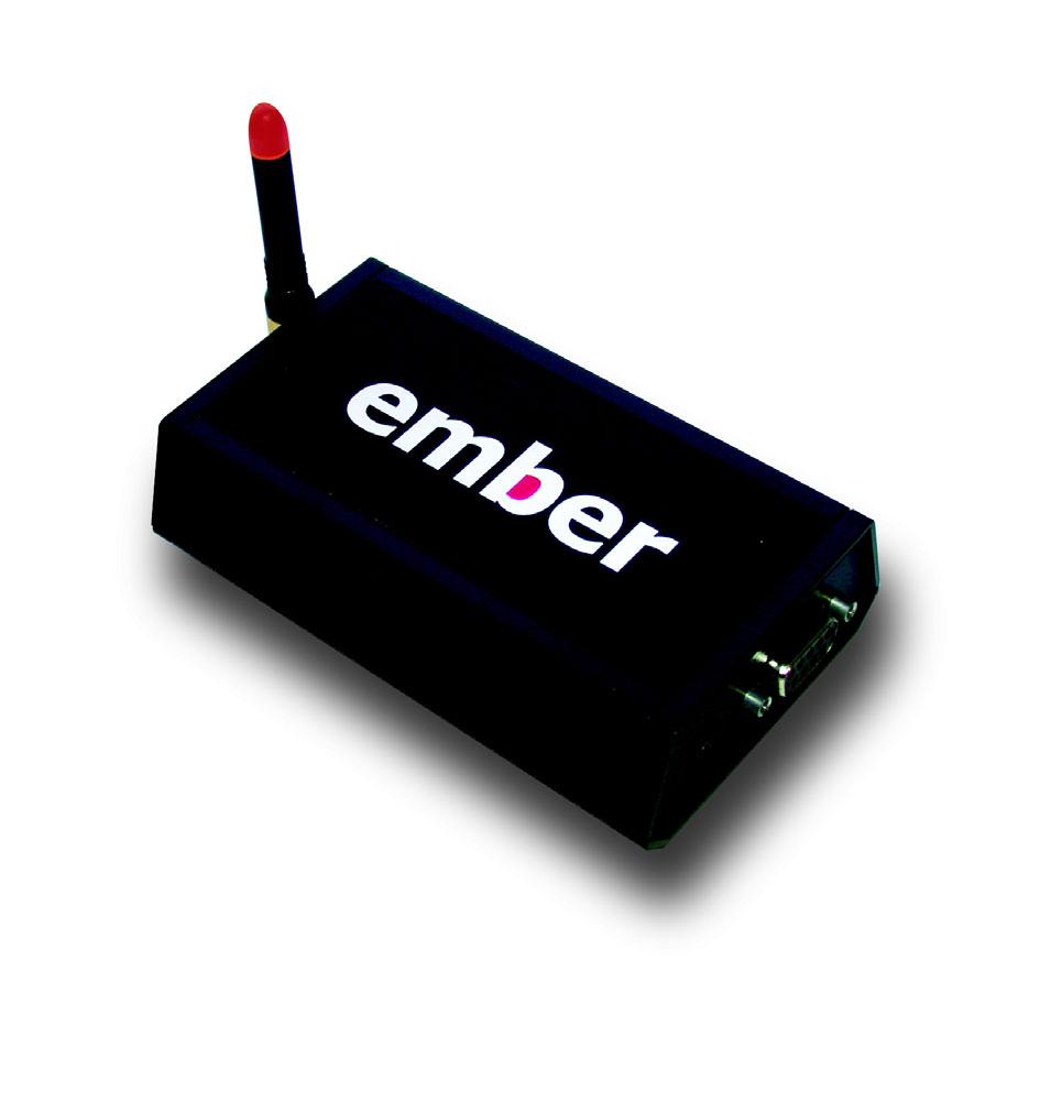 EmberNet Serial Node EmberNet Serial Node The EmberNet Serial Node (Figure 3-2) is a prepackaged EmberNet Node (page 3-2) with a serial connector.