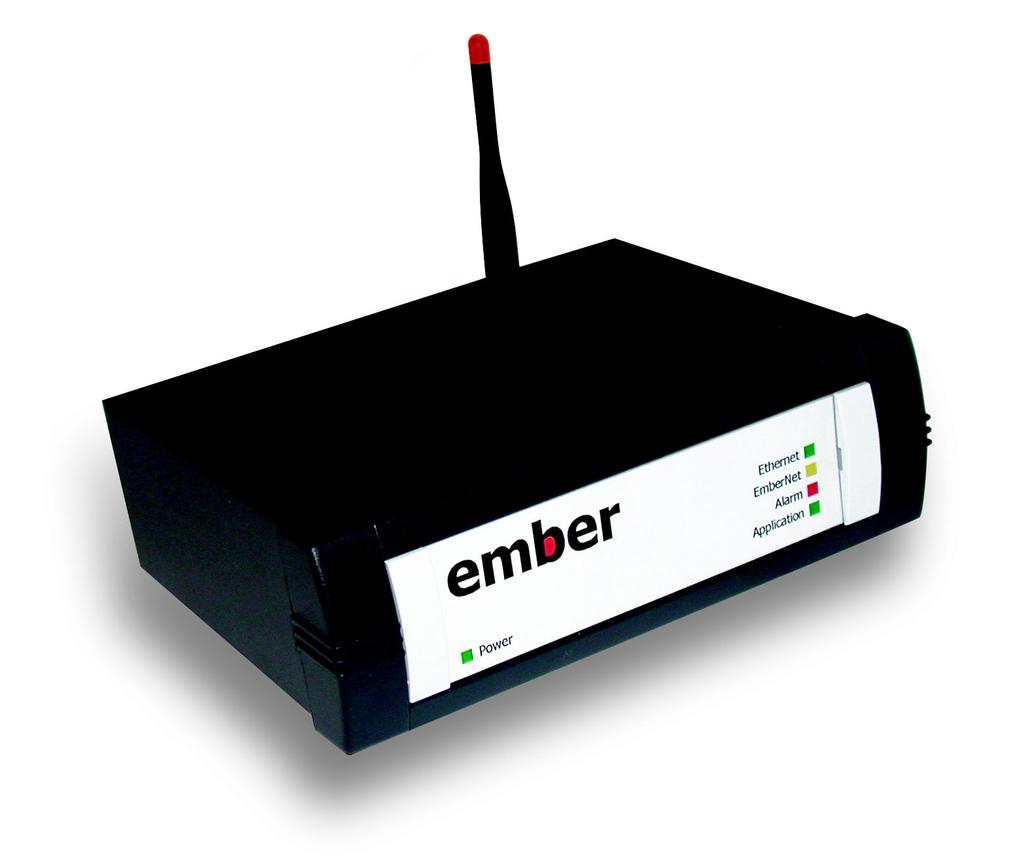 EmberNet Hardware and Software Description EmberNet Gateway The EmberNet Gateway (Figure 3-3) interconnects the wireless EmberNet network and any TCP/IP Ethernet network, and provides user access to
