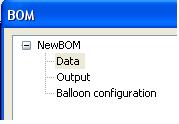 Click on the + sign in front of the BOM Entry in the Dialog