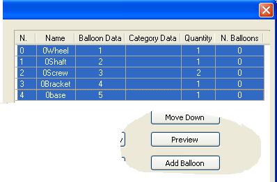 STEP FIVE: To Place Balloons, click on the Data Entry on the left side of the