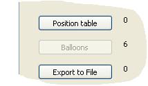 Then, click on the POSITION TABLE Button. You are returned to the Viewport.