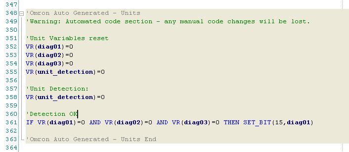 Code editor Section 2-2 Read-only section You can copy text from a read-only section. 2-2-5-5 Syntax colouring The BASIC program code consists of syntactical elements.