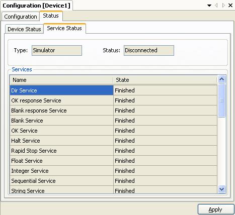 Global data Section 3-3 Configuration window, Service Status tab 3-2-4 Building a device When you build a device, Trajexia Studio performs the following actions: Generate program code for the