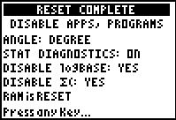 Press-to-Test can only disable the logbase or summation S(functions on a student s TI-84 Plus with at least OS version 2.53MP and TI-84 Plus C with OS version 4.0 and higher.