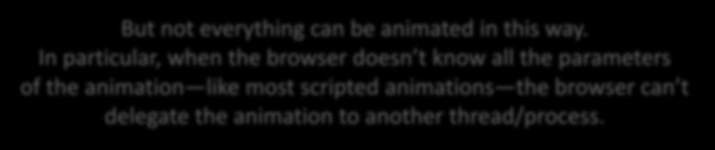 parameters of the animation like most scripted
