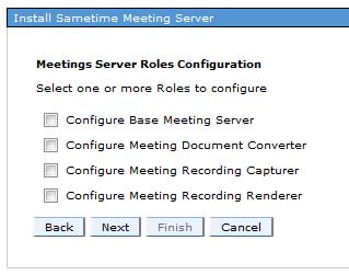 Meeting services includes: persistent meeting rooms.