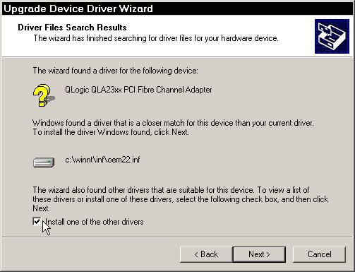 11.In the next dialog, use the Browse function to select the folder where you unzipped the driver file. 12.